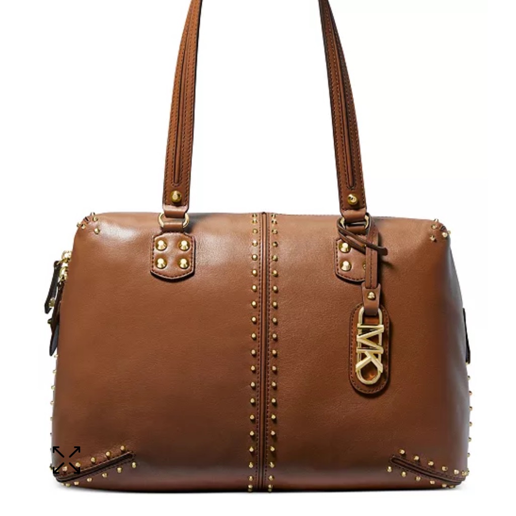Michael Kors Astor Large Studded Leather Bag